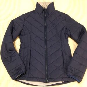 Women’s Navy Quilted Puffer Jacket - Lightweight Insulated Coat